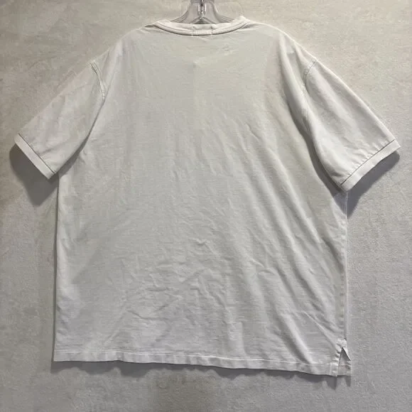 Polo Ralph Lauren Henley Shirt Men's XXL White Short Sleeve Featherweight Mesh - Picture 8 of 15